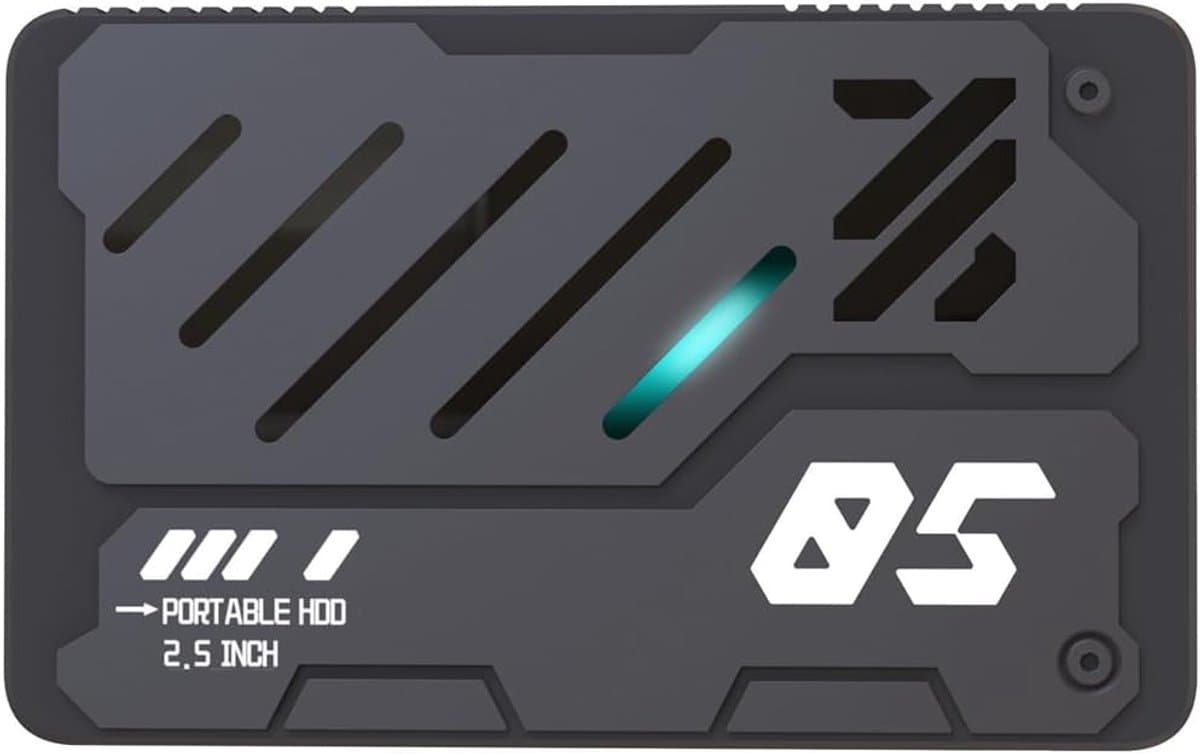 Externe Harde Schijf - Draagbare Opslag - Bestanden Opslaan - Type-C SuperSpeed - 500 GB - Zwart — afbeelding 1