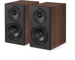 Wharfedale Diamond 12.2i Boekenplank Speakers – Stereo Hifi Set – 2-weg Luidsprekers – Compact Formaat – Passieve Speakers – Walnoot