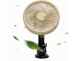 Auto Luchtkoeler - Draagbare Ventilator - Rijden Koel Houden - 360 Graden Rotatie - 23.5 x 17.5 x 7.8 cm