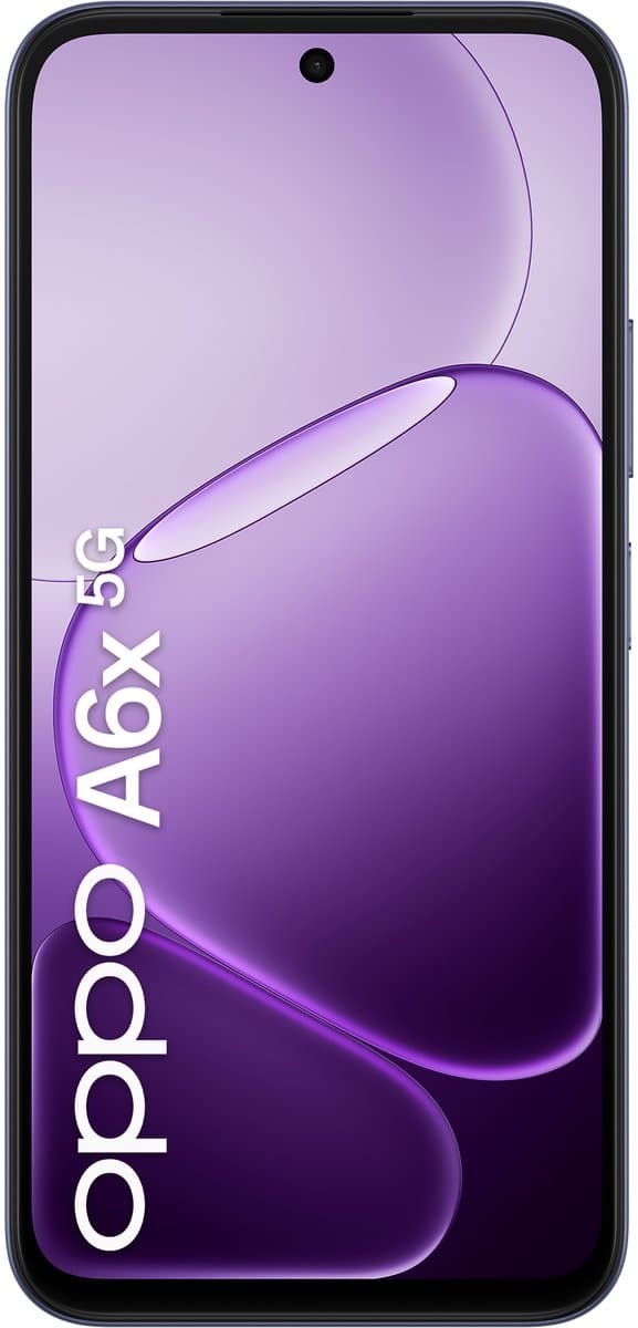 OPPO A6x 5G 17,1 cm (6.75") Dual SIM Android 15 USB Type-C 6 GB 256 GB 6100 mAh Paars — afbeelding 1
