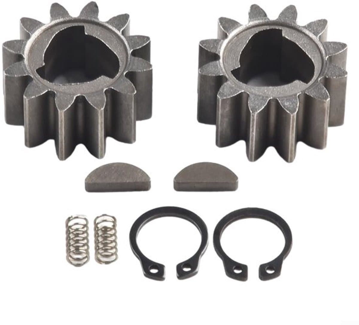 Aandrijfwiel Kit 8-Delige Set - Tandwielen - Clips - Transmissiesleutels - Compressieveren - Reserveonderdeel - Grasmaaier Onderdelen — afbeelding 1