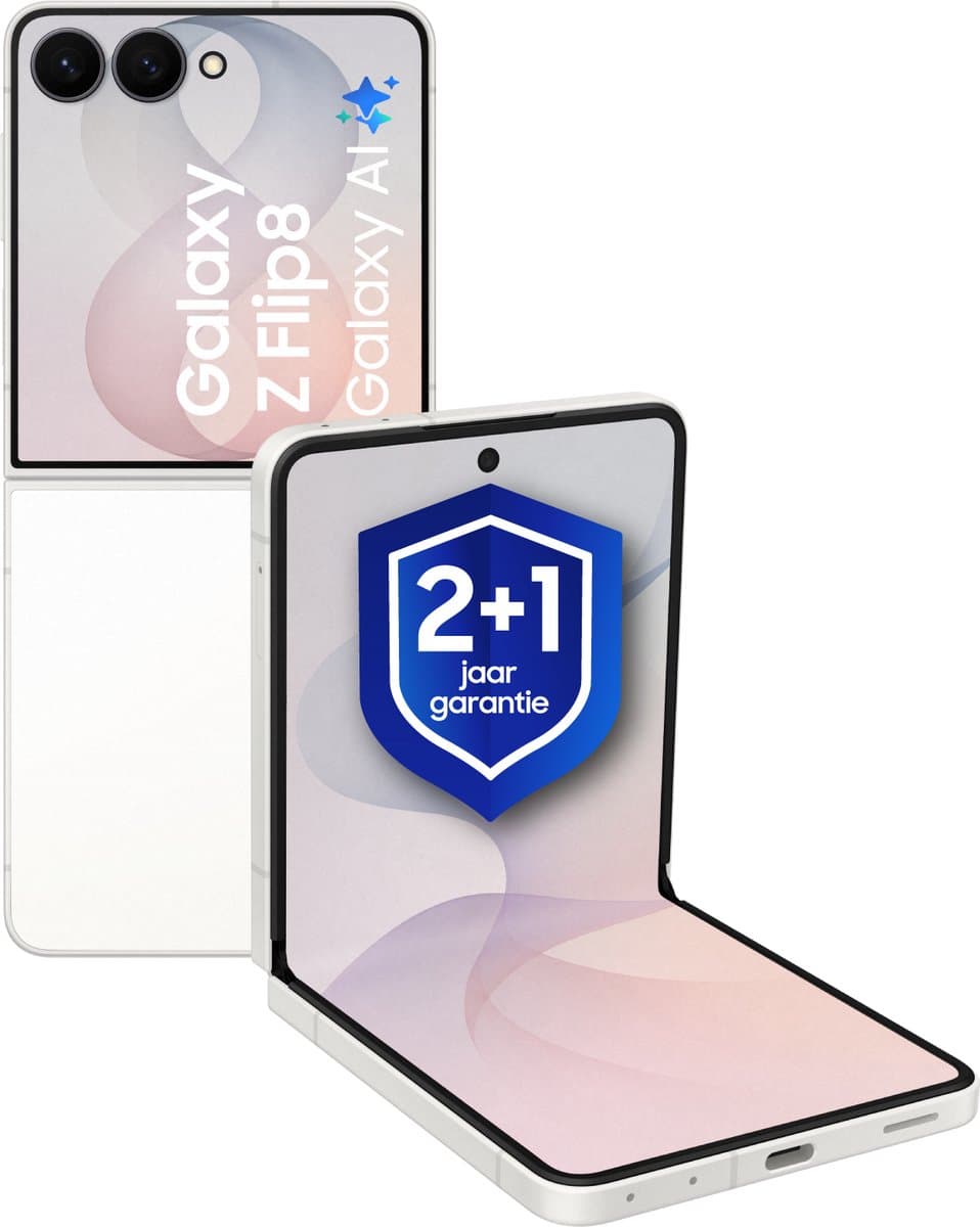 Samsung Galaxy Z Flip8 5G - Smartphone - 256GB - Cream + 1 jaar extra garantie — afbeelding 1