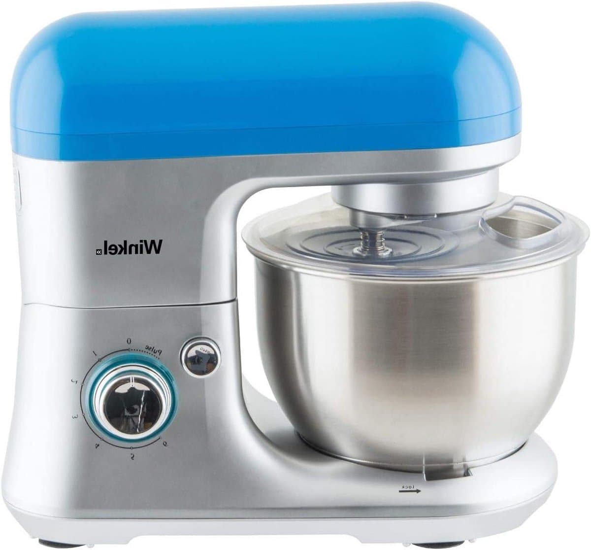 Keukenmachine - Mixer Keuken - Bakken en Koken - 6 Snelheden - 4 Liter - Blauw — afbeelding 1