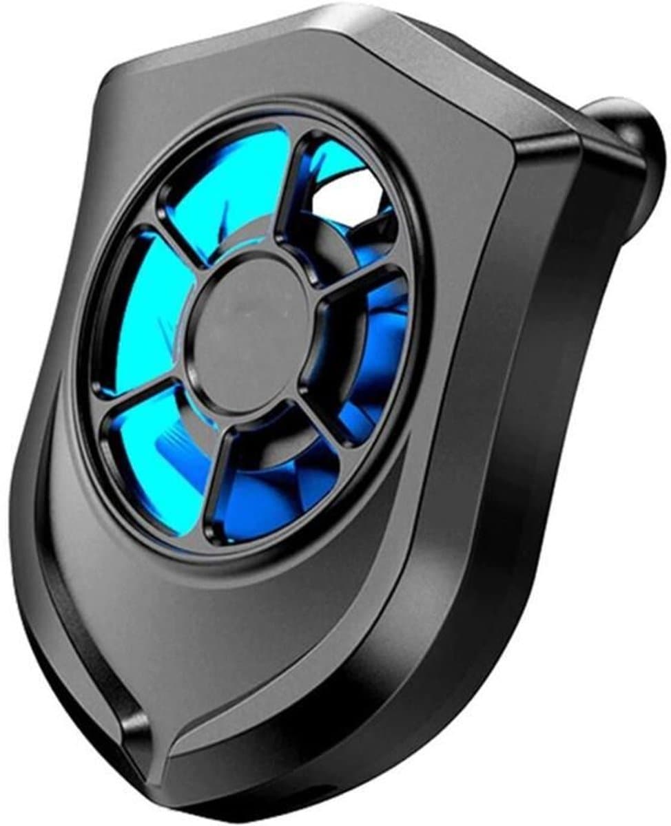 Deze draagbare USB-ventilator Geschikt voor mobiele telefoons wordt geleverd met een zuignap Geschikt voor een stabiele bevestiging en heeft een turbineontwerp met 8 bladen. — afbeelding 1