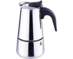 2191192 koffiezetapparaat, 2 kopjes, staal/zilver