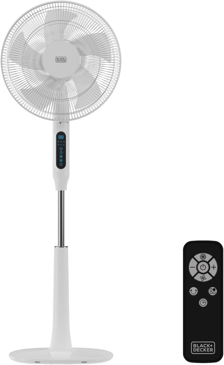 Black+Decker B0F99TBZ14 statiefventilator 40 cm - Extra stil door DC-motor - 30 Watt — afbeelding 1