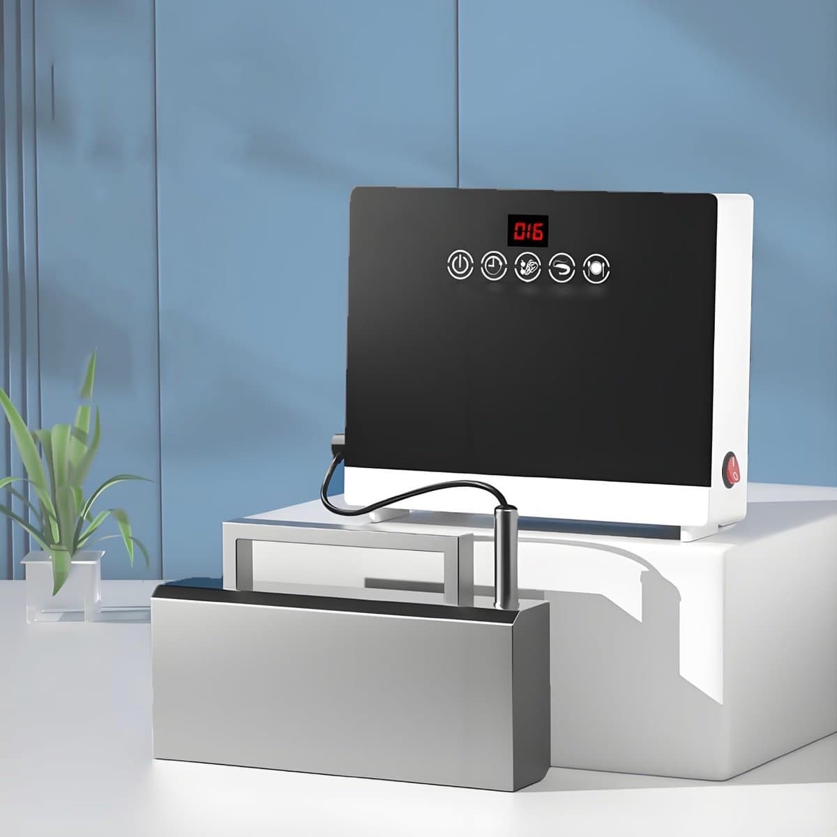 Draagbare Vaatwasser - Keuken Reiniger - Efficiënt Afwassen - Multifunctionele Reiniging - 360W Vermogen - Zilverkleurig — afbeelding 1