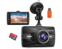 Autocamera - Rijrecorder - Veilige Rit - 1080P Full HD - 3 Inch Scherm - Zwart