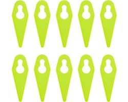 SnelShoppen - 100 Stuks Grasmaaier Plastic Snijbladen Vervangend voor Tuinieren Gtech ST01 ST02 ST04 ST05 ST20 GT3.0 GT4.0 GT50 - Duurzaam en Flexibel