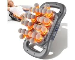 Velori Massagepistool 28 Koppen - Diepe Weefselmassage - Spiermassageapparaat - Nekmassager - Elektrische Massage Gun - 9 Intensiteitsniveaus - LCD Display - USB-C
