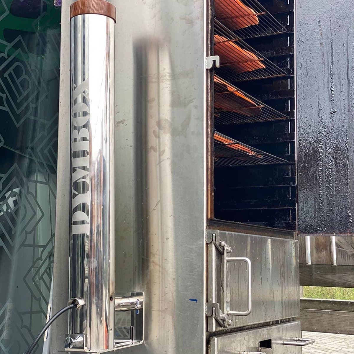 Dymbox 5,0L koud rookgenerator Basic Starters Kit (incl. 3KG rookhout snippers, luchtpomp) voor rookovens rookkasten en BBQ ( cold smoker ) koud rook generator CSG — afbeelding 1