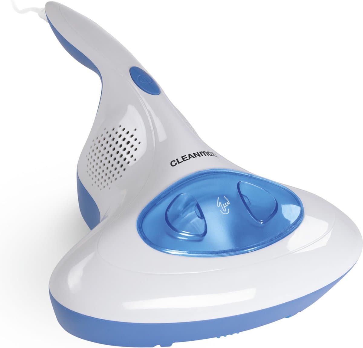 CLEANmaxx huisstofmijt handstofzuiger met UV-C licht - blauw/wit — afbeelding 1