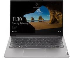 Lenovo ThinkBook 13s G2 ITL Intel® Core™ i5 i5-1135G7 Laptop 33,8 cm (13.3") WUXGA 8 GB LPDDR4x-SDRAM 256 GB SSD Wi-Fi 6 (802.11ax) Windows 11 Pro Brits Engels Grijs