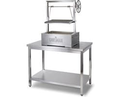 Caveman Grill 'Pro' - Inbouw - Argentijnse Grill - Buitenkeuken - Professionele keuken - Santa Maria Grill - Houtvuur & Houtskool