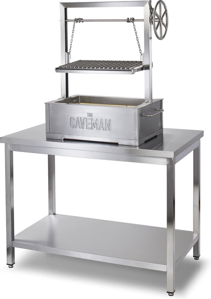 Caveman Grill 'Pro' - Inbouw - Argentijnse Grill - Buitenkeuken - Professionele keuken - Santa Maria Grill - Houtvuur & Houtskool — afbeelding 1