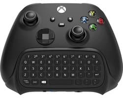 YONO Toetsenbord geschikt voor Xbox Controller - Series S en X - Qwerty Keypad Accessoires - Keyboard - Zwart
