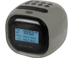 Trevi RC80D2 DAB - Klokradio met digitale ontvanger DAB / DAB+ / FM - metaal