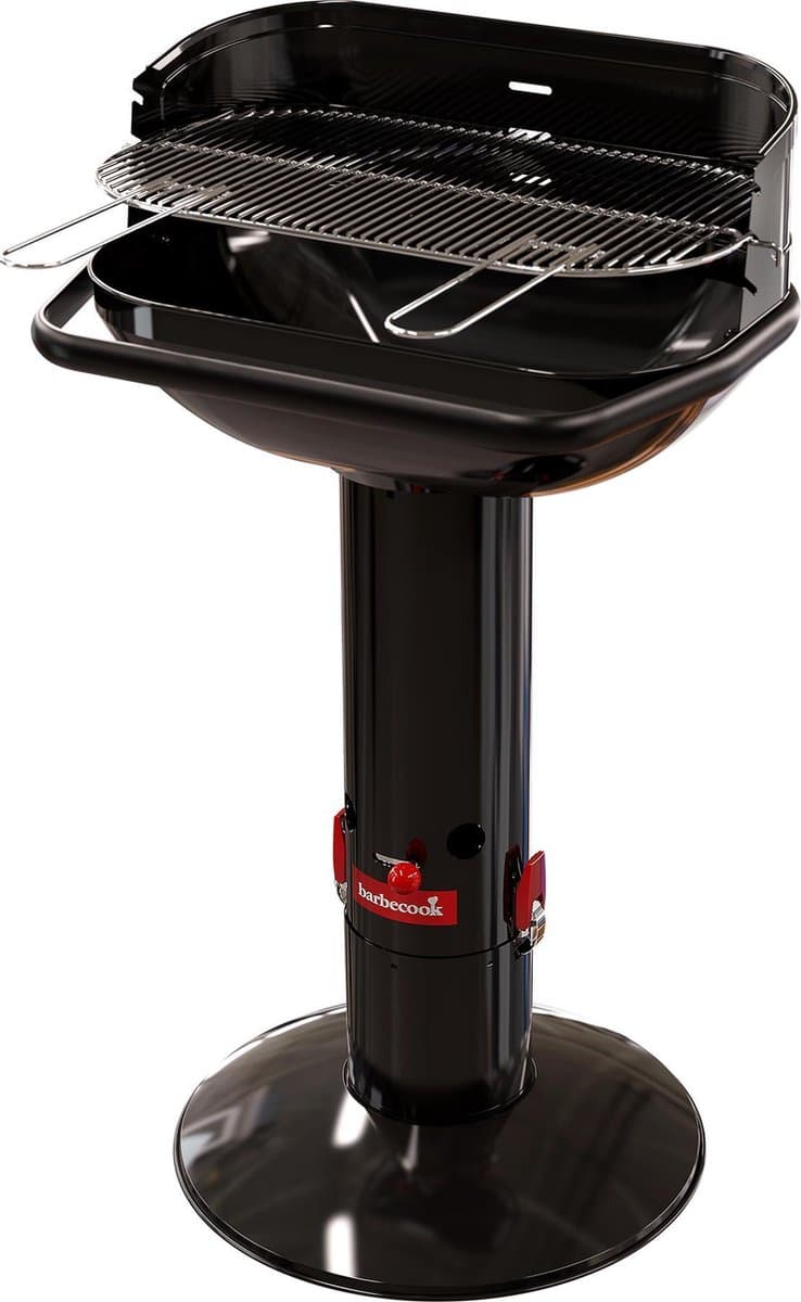 Barbecook Loewy 55 - Houtskool BBQ barbecue - Grilloppervlak 55x33cm - Incl. Windscherm, BBQ rooster en asopvangpot - Zwart — afbeelding 1