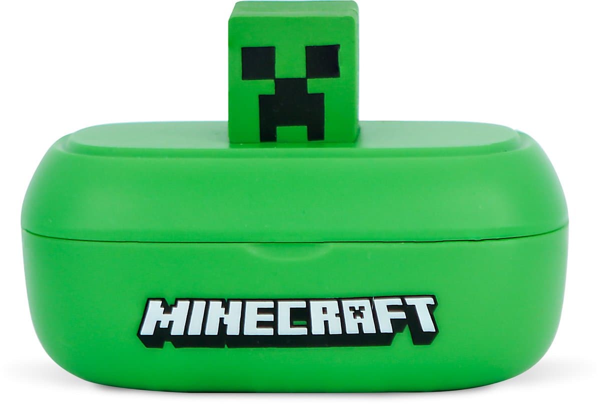 Minecraft - draadloze oordopjes - 3D figurine - oplaadcase - touch control - microfoon — afbeelding 1