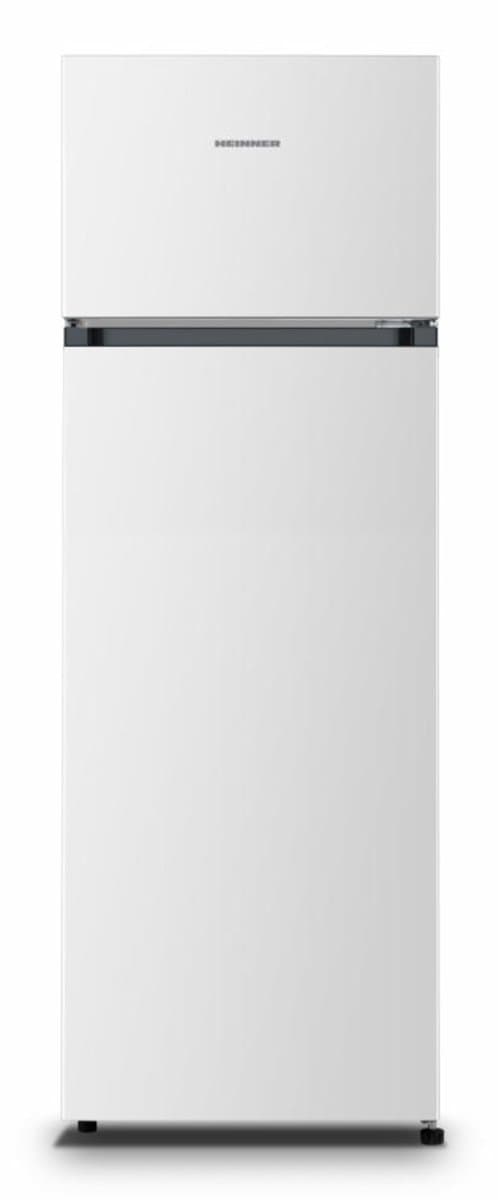Heinner HF-HS243E++ Koel-vriescombinatie – 243 L – LED-verlichting – Mechanische Thermostaat – Omkeerbare Deur – Wit – 5 Jaar Garantie — afbeelding 1