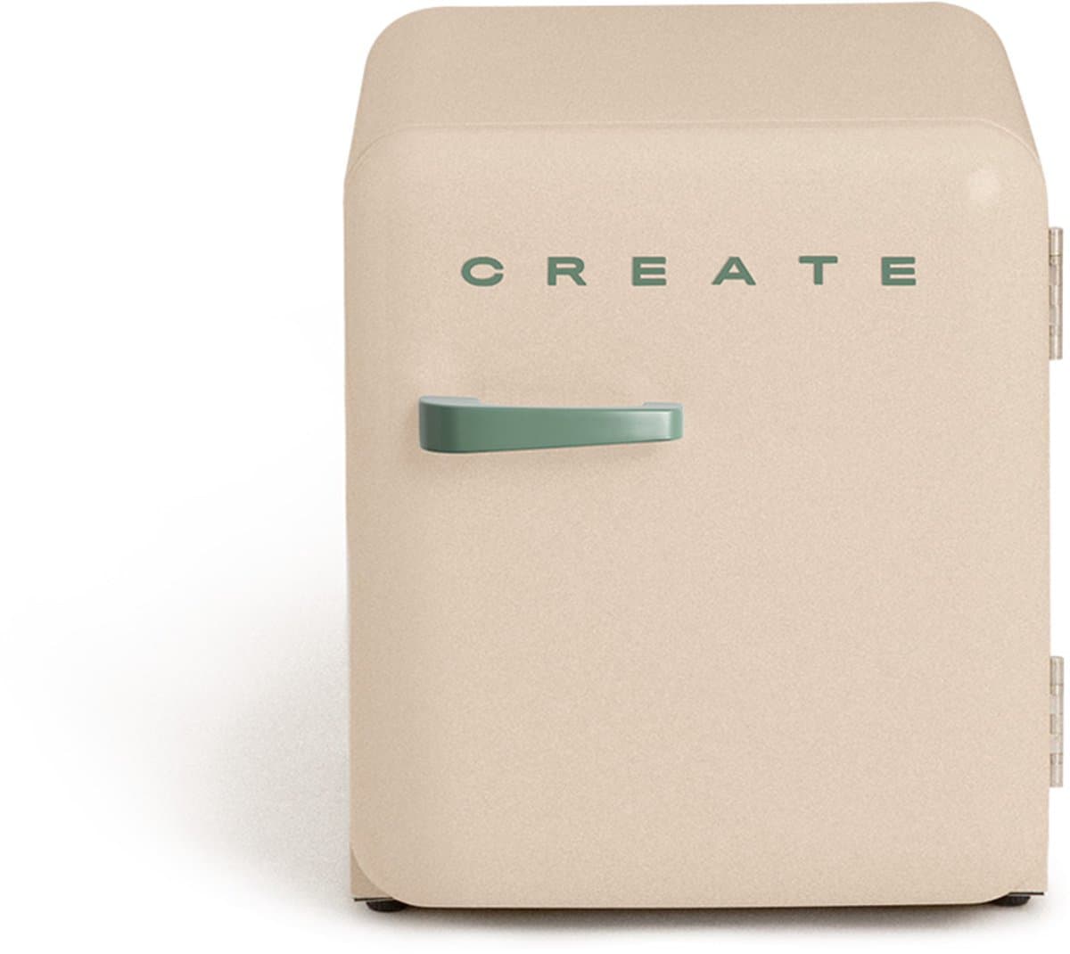 CREATE - Koelkast in retrostijl - Zand - Handvat Sage - FRIDGE RETRO 48L — afbeelding 1