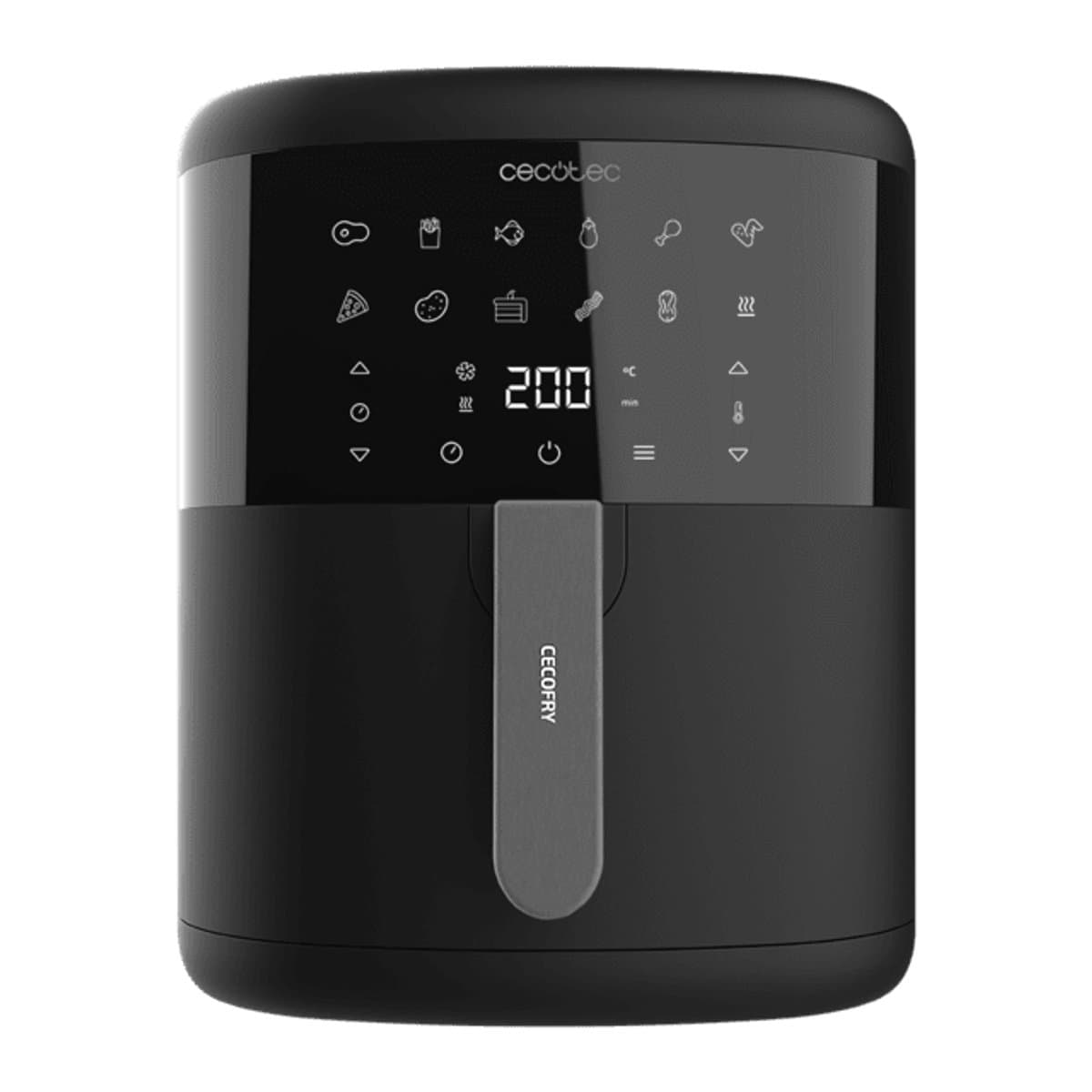 Cecotec Airfryer XL - 6 liter - 12 Kookprogramma's - Touch Screen - 1700 Watt - Modern en Compact Design - Heteluchtfriteuse - Cecofry Bombastik 6000 — afbeelding 1