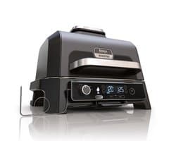 Ninja Woodfire Pro XL - 4-in-1 Elektrische Smart BBQ Grill en Smoker - Inclusief Digitale Braadthermometer - OG850EU