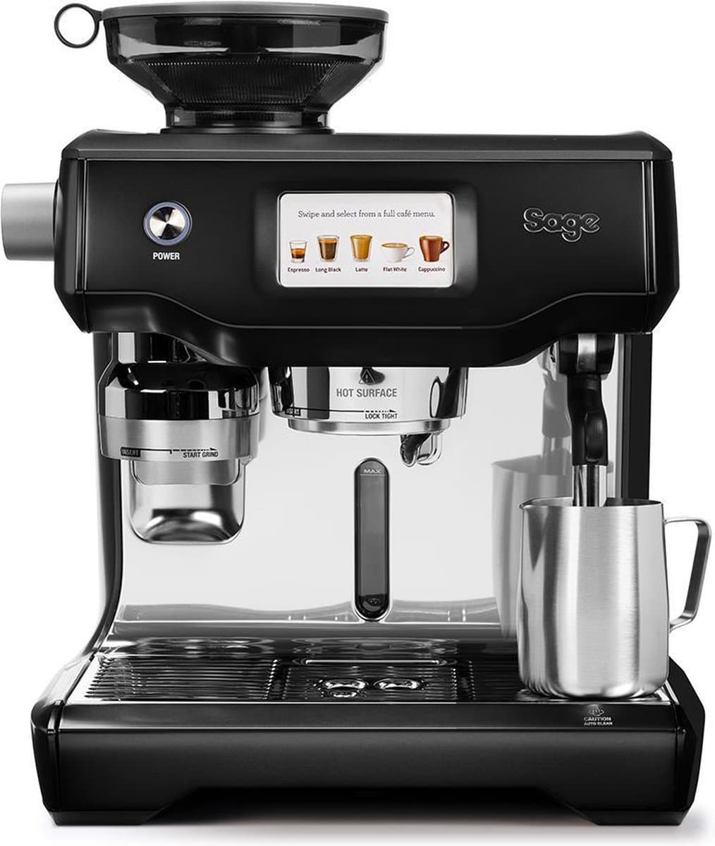 Sage the Oracle™ Touch Black Stainless Steel Pistonmachine — afbeelding 1