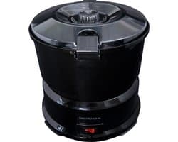 Gastronoma Elektrische Aardappelschiller - 85W - Aardappelschrapmachine met slacentrifuge - 18220001 - Zwart