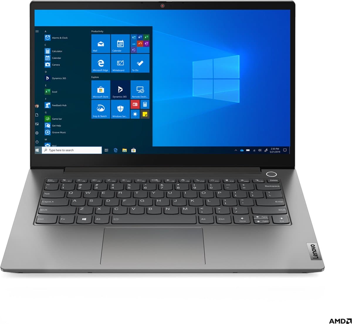 Lenovo ThinkBook G3 14 - 21A2002MMH - AMD Ryzen 5 - 8GB RAM - 256GB SSD - Windows 10 Pro — afbeelding 1