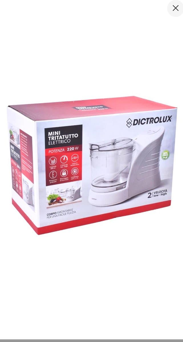Keukenmachine Mini , Electrisch 220 W, 380 ml. — afbeelding 1