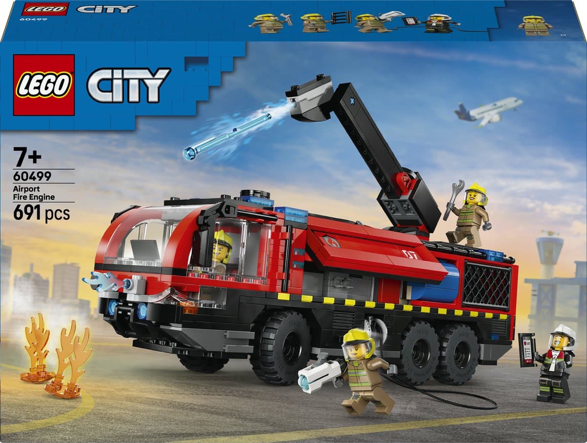 LEGO City Luchthaven Brandweertruck 60499 — afbeelding 1