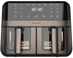 Aiwa Futago AFR-9000 Heteluchtfriteuse - 9L inhoud - 2 manden - 2400W