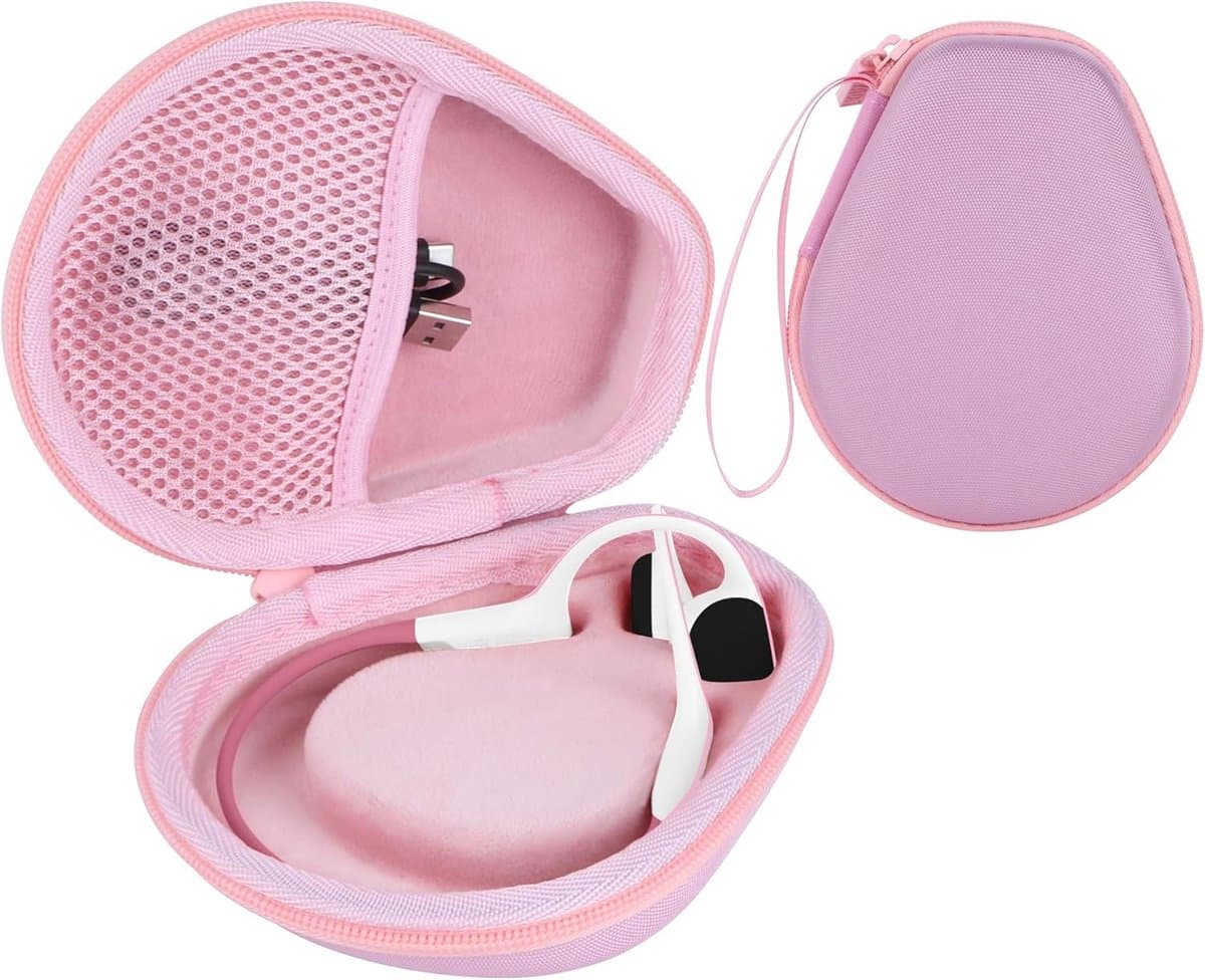 Harde Hoes voor SHOKZ OpenRun, OpenRun Pro 2, OpenSwim, OpenMove Koptelefoons - Waterafstotend, Slijtvast, Draagbaar - 13,5 x 10,5 x 6,5 cm — afbeelding 1