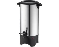 Koffie Urn – 50-Kops Percolator – Horeca Koffiezetter – Snelle Brouwsnelheid & Warmhoudfunctie - Koffie