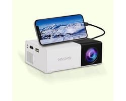 Ynkkvre - Beamer - Projector - Mini Beamerr - Smart Beamer - Hoge Resolutie 1920x1080 & DLP Technologie - Compact Ontwerp - Voor Thuisgebruik In Zwart