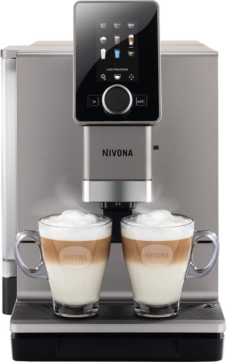 Nivona CafeRomatica 930 Espressomachine Titanium / chrome - koffiemachine volautomaat — afbeelding 1