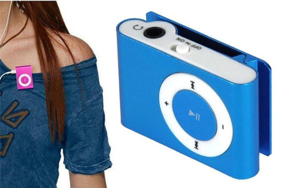 Mini MP3-speler - compatibel met Micro SD-kaart - verschillende kleuren van hoge kwaliteit Roze — afbeelding 1