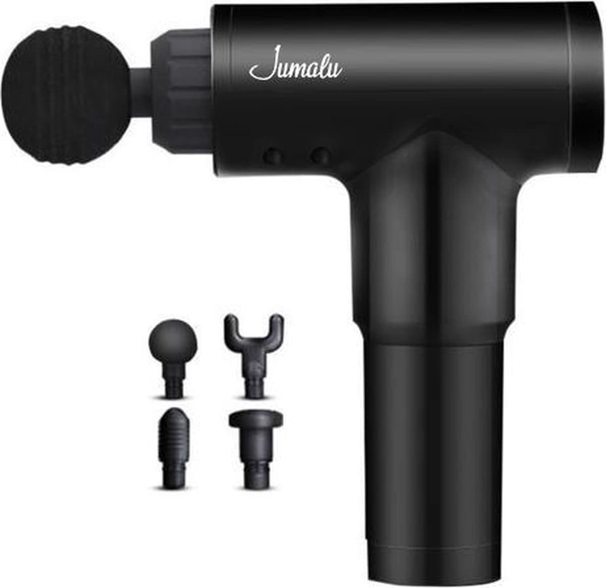 Jumalu® massage gun - Massage apparaat met 6 verschillende standen - 4 opzetstukken — afbeelding 1