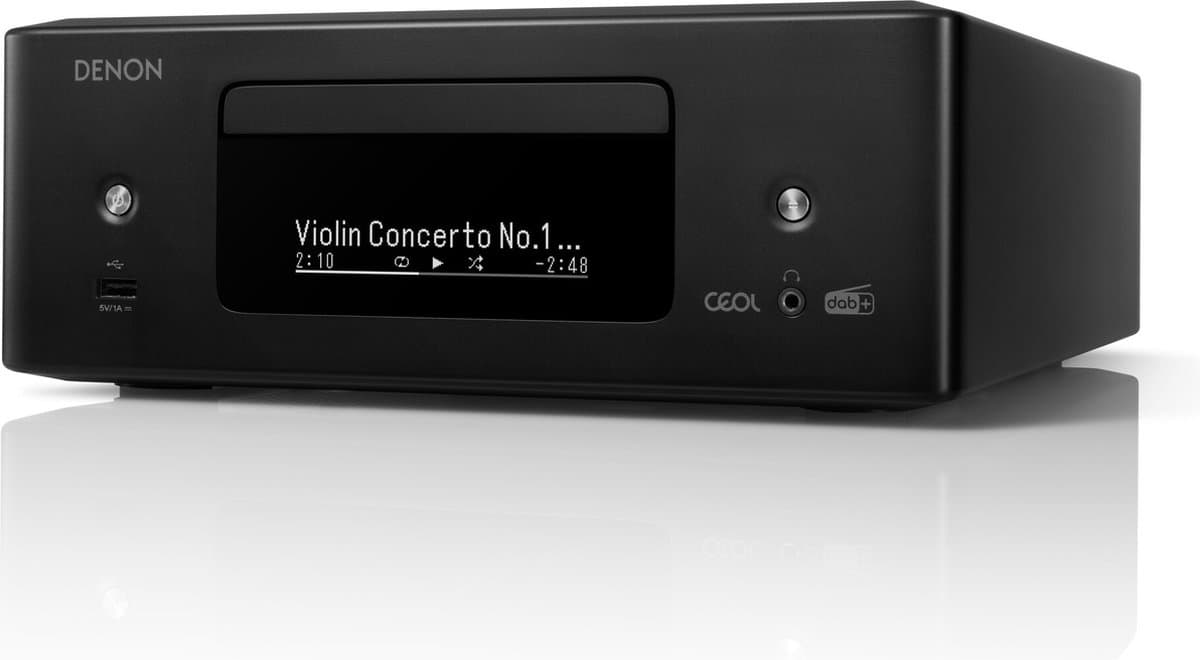 Denon RCD-N12DABBKE2 stereo-receiver met ingebouwde CD speler . — afbeelding 1