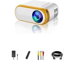 Mini beamer - Mini projector - Mini beamer smartphone - Wit