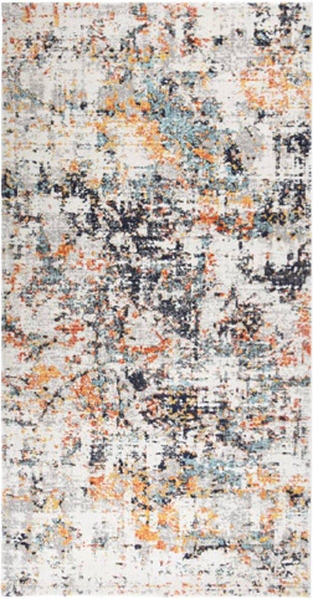 vidaXL - Buitenkleed - platgeweven - 80x150 - cm - meerkleurig — afbeelding 1
