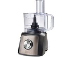 BLACK+DECKER - BXFPA1200E - Keukenmachine 1.200 W - Karaf 1,5L - 2 Snelheden/Turbofunctie - 8 Accessoires - Roestvrijstalen Afwerking - Anti-vingerafdruk - BPA-vrij