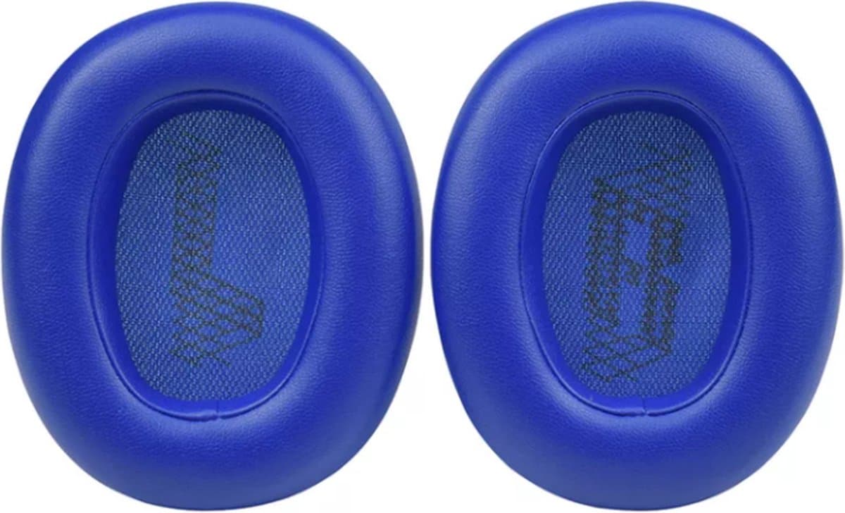 Oorkussens Geschikt Voor JBL Live 650BT NC / 660 NC - 2 Stuks - Zacht Schuim - Eiwitleer - Blauw — afbeelding 1