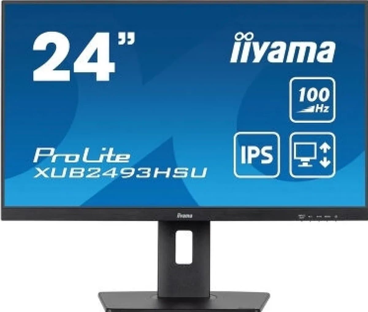 iiyama XUB2493HSU-B7 computer monitor 60,5 cm (23.8") 1920 x 1080 Pixels Full HD LED Zwart — afbeelding 1
