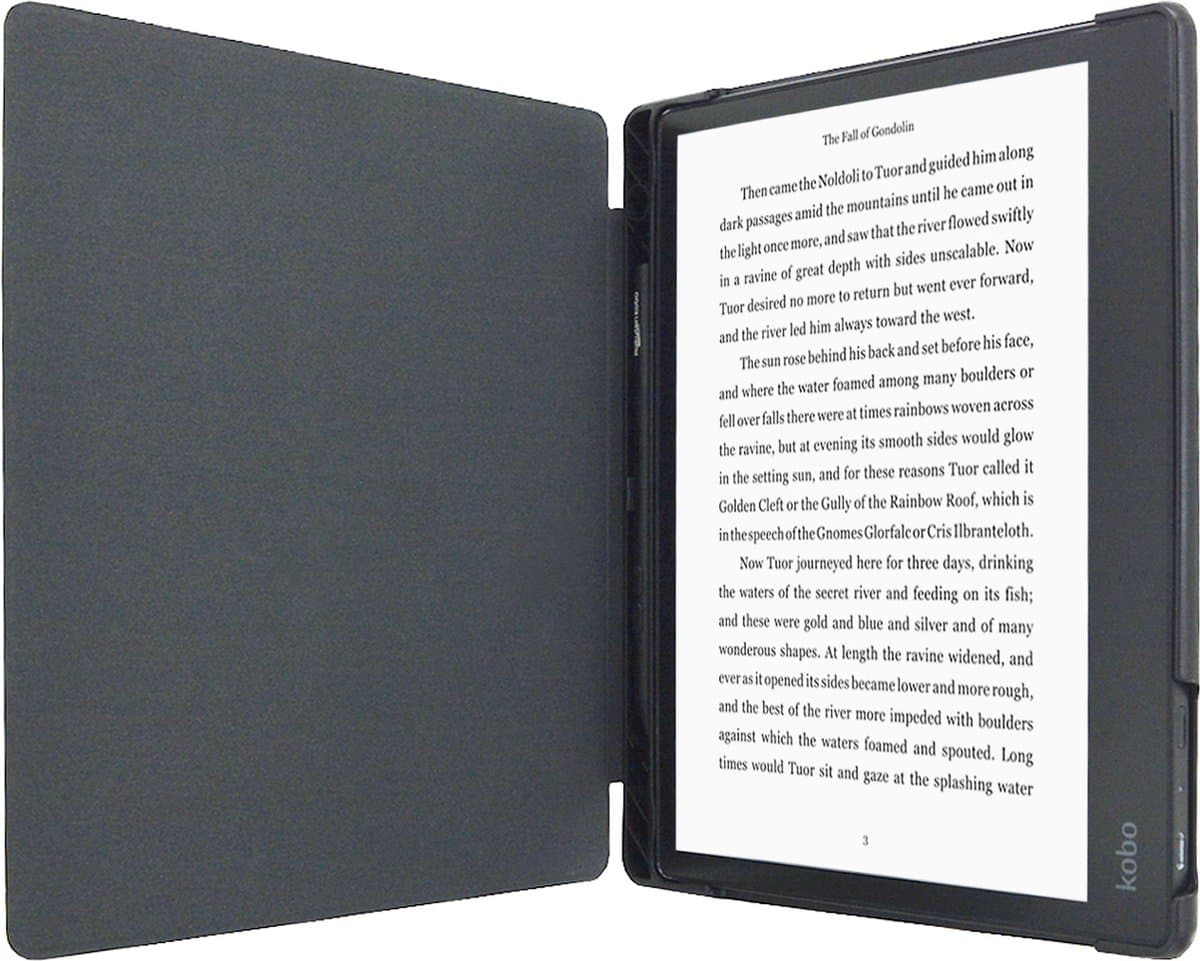 Goodline® - Hoesje geschikt voor de Kobo Elipsa 2E (10,3") N605 - Hard Cover / Slimfit Hoes / Sleepcover - Zwart — afbeelding 1