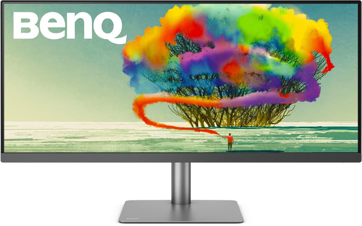 BenQ Creative Pro PD3420Q Ultrawide Monitor - WQHD Grafisch Design/ Filmbewerking - USB-C - 3440x1440 - IPS beeldscherm - Geschikt voor Mac - 34 inch — afbeelding 1