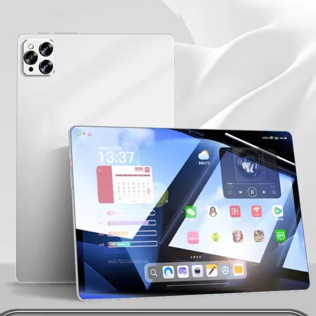 Mookes Pad 8 Pro Tablet 10.1 inch Android Global Snapdragon 8gen2 12GB 256GB 10000 mah 5G Dual SIM WIFI HD Volledig Scherm - Silver — afbeelding 1