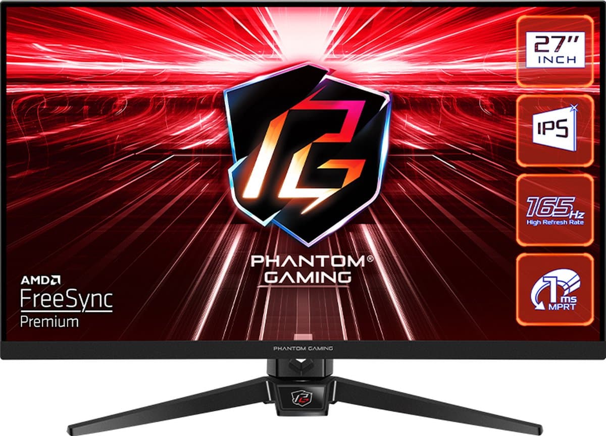 Asrock PG27FF1A computer monitor 68,6 cm (27") 1920 x 1080 Pixels Full HD Zwart — afbeelding 1