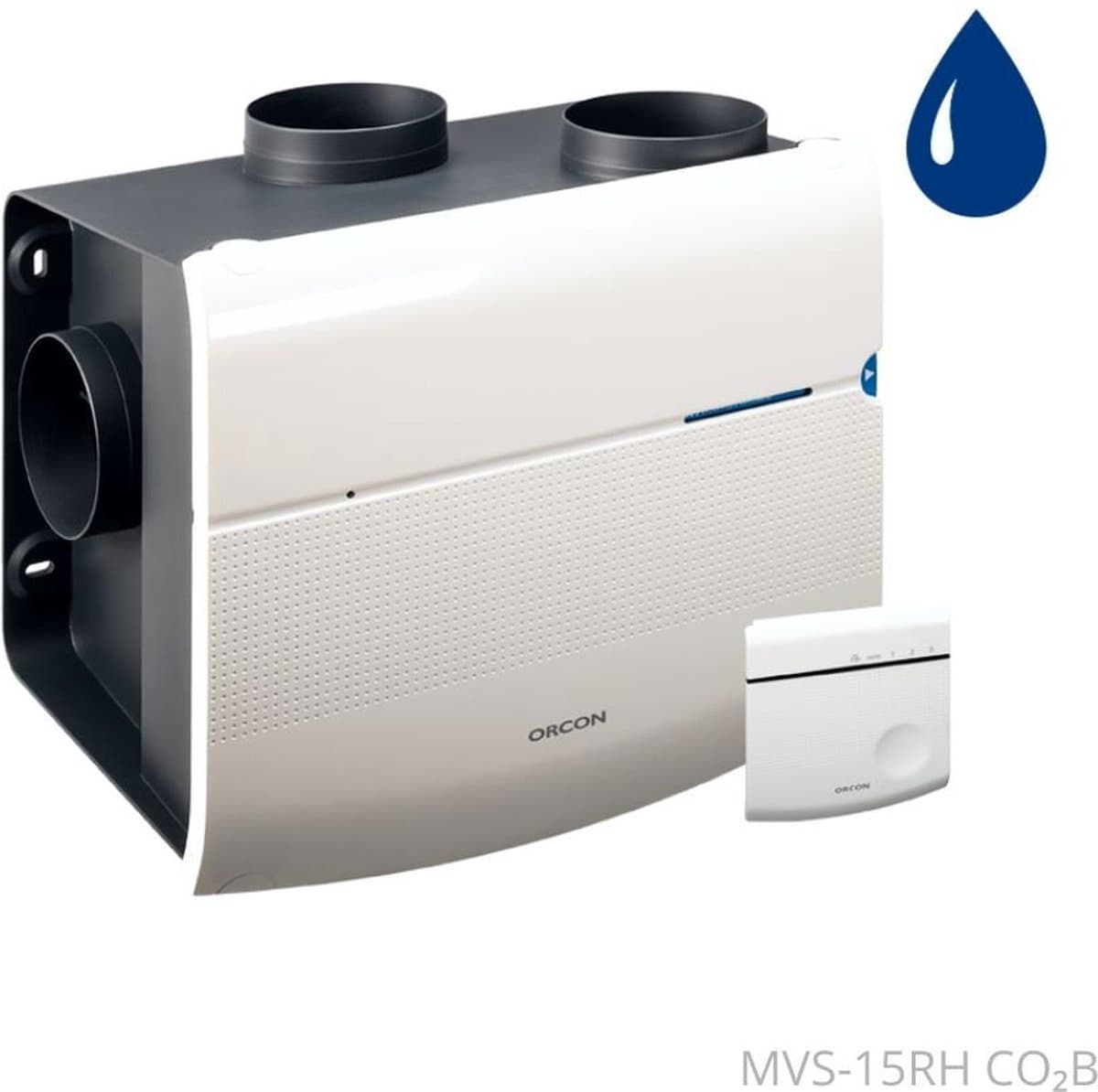 Orcon MVS 15RH CO2B 520m3/h + CO2 sensor met ingebouwde RFT bediening + vochtsensor — afbeelding 1